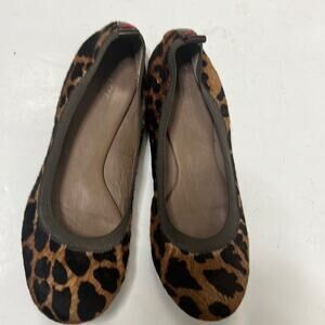 SELARI RICHARDS PONY HAIR BALLET FLATS‎ 39